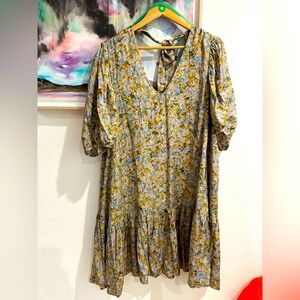 No.6 Floral V-Neck Dress